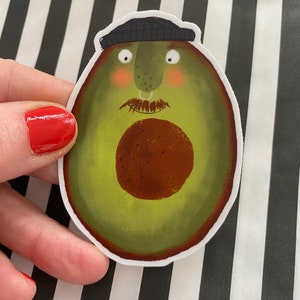 Sticker Avocadotyp Lillemo Avocado image 1