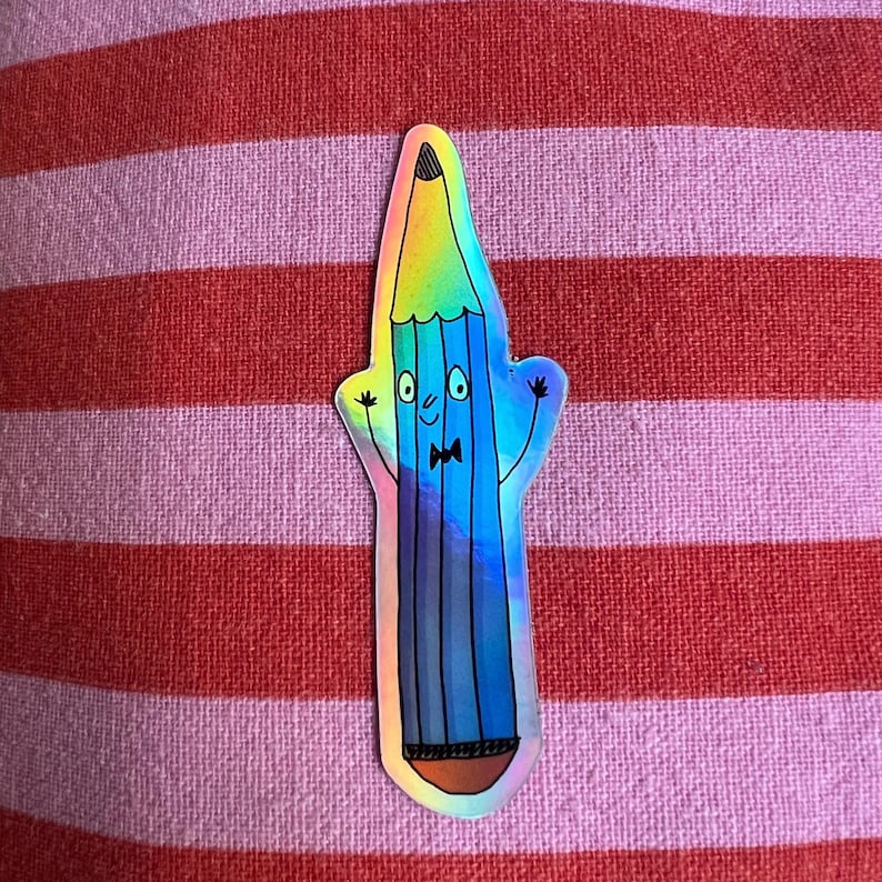 Holografischer Sticker „Bleistian“ Lillemo