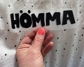 Bügelbild „Hömma“ Lillemo