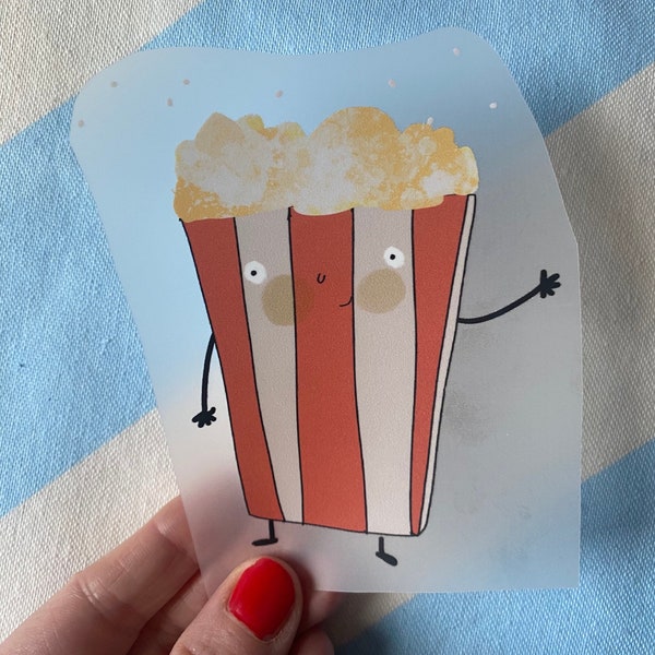 Bügelbild „Popcornski 2“  Lillemo Popcorn