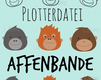 Affenbande Plotterdatei