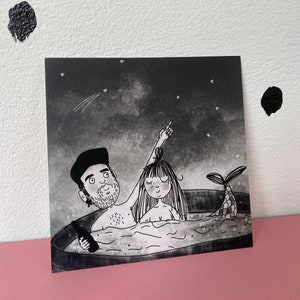 Kunstdruck „Sternenhimmel“ Lillemo Postkarte