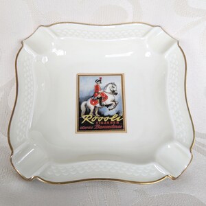 Vintage Aschenbecher Porzellan Rössli Zigarren Thomas Marktredwitz Ablageschale