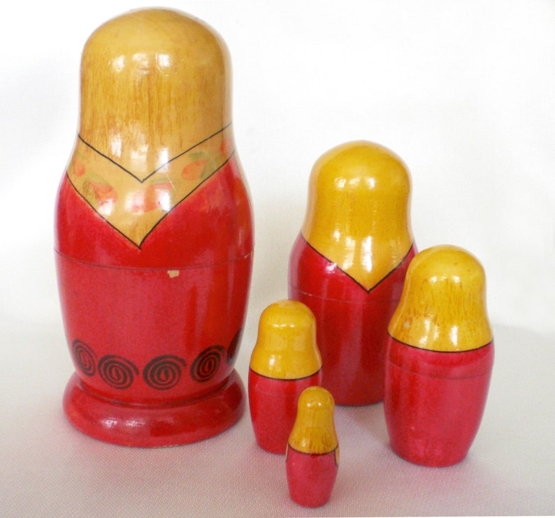 Poupées Russes Matriochka 10 Pièces En Bois – Canard Jaune Peint à La Main – 11,5 Cm – Jouet Empilable, Décoration, Cadeau Culturel