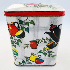 Metal can vintage tin can Great Britain