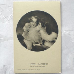 Vintagekarte um 1915 Lawrence The Calmady Childrens Postkarte Künstlerkarte