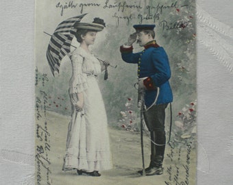 Vintagekarte 1904, Weltpostverein