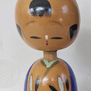 Kokeshi wooden dolls Japan bobblehead bobblehead doll Japanese craftsmanship wooden figures Männliche Figur