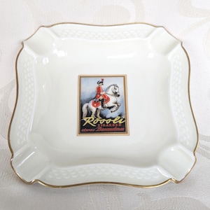 Vintage Aschenbecher Porzellan Rössli Zigarrenlau Thomas Marktredwitz Ablageschale