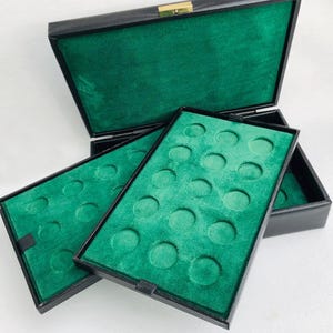 Porta monete con chiave senza contenuto custodia numismatica in pelle sintetica custodia per monete porta monete monete medaglie