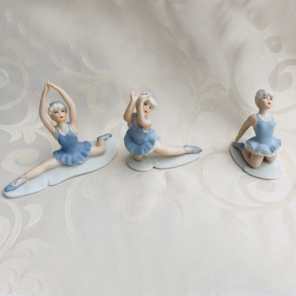 Figura de porcelana bailarina bailarina estudiante de ballet escuela de ballet