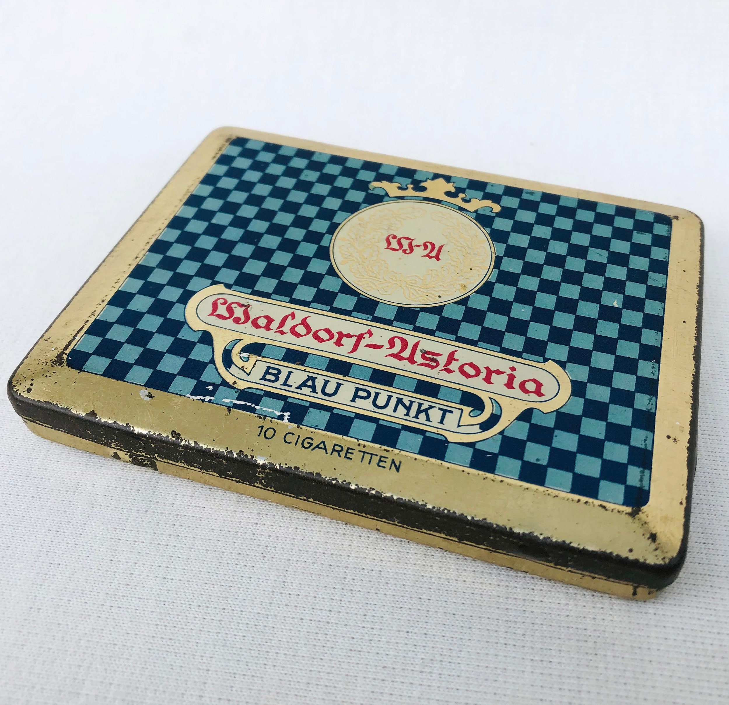 タバコ缶 金属タバコ アストリア缶 Waldorf Astoria Blaupunkt - Etsy 日本