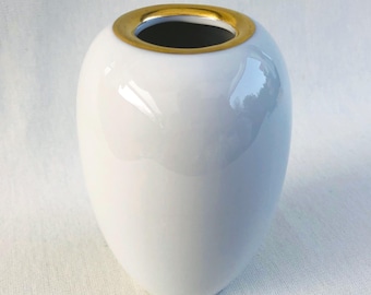 Small flower vase, off-white, Rosenthal Selb, Germany