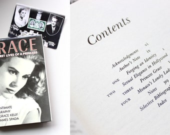 Grace 1987 Grace Kelly Biografie Vintage Buch