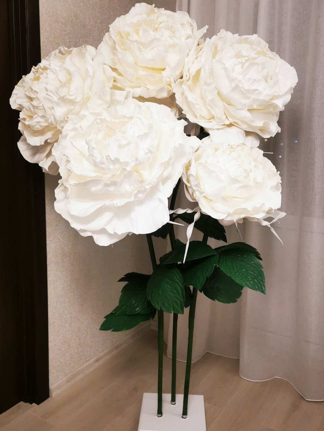 Extra Large Flowers of Different Types, Colors, Sizes. Wedding. Floral ...