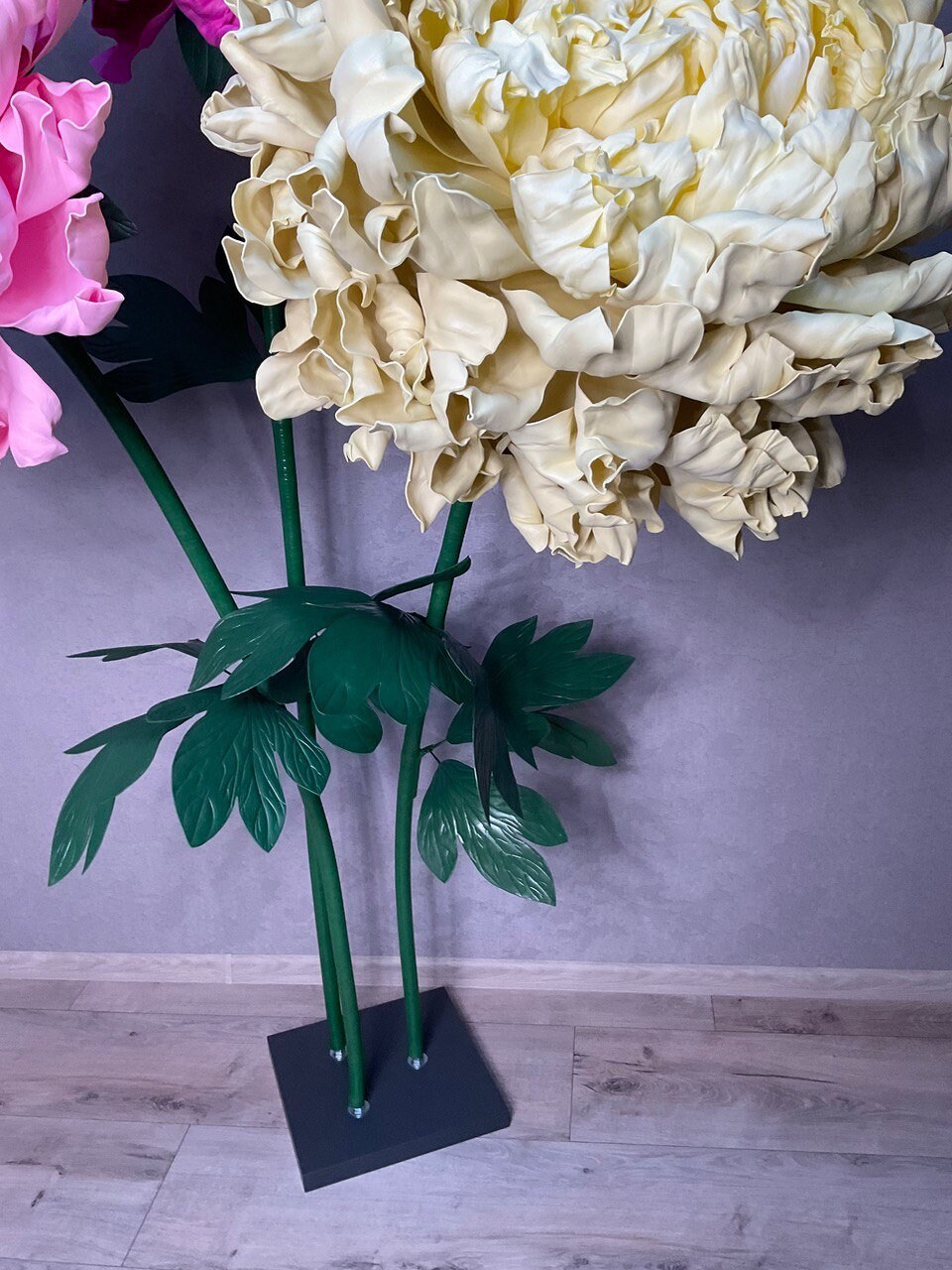 Wedding Floral Decor/giant Peonies /extra Large Artificial Flowers