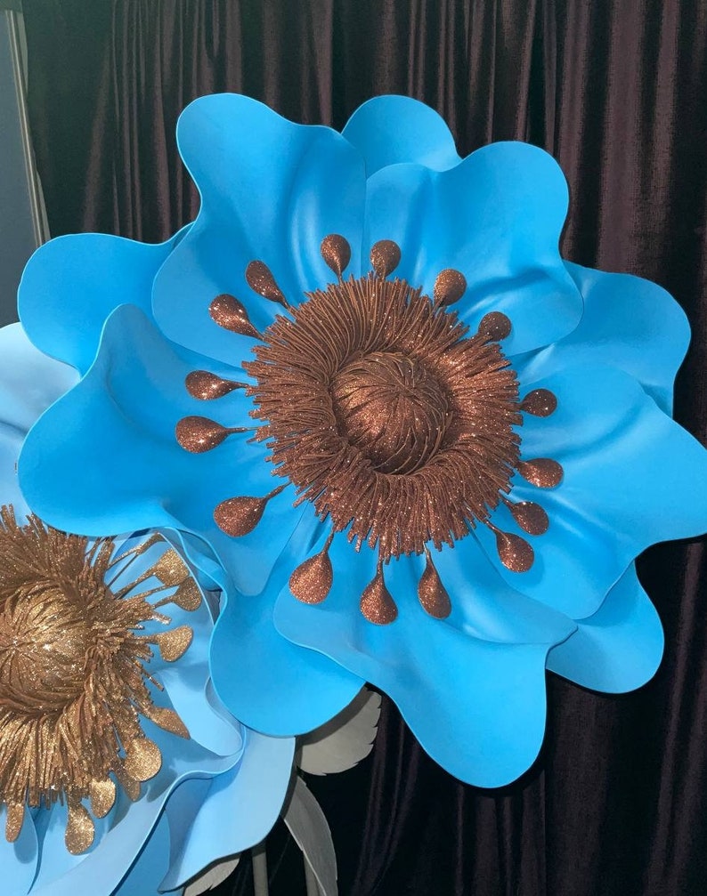 Wedding Decor/giant Flowers/huge Anemone /big Anemones/bridal Shower/babyshower for Boy/showcase