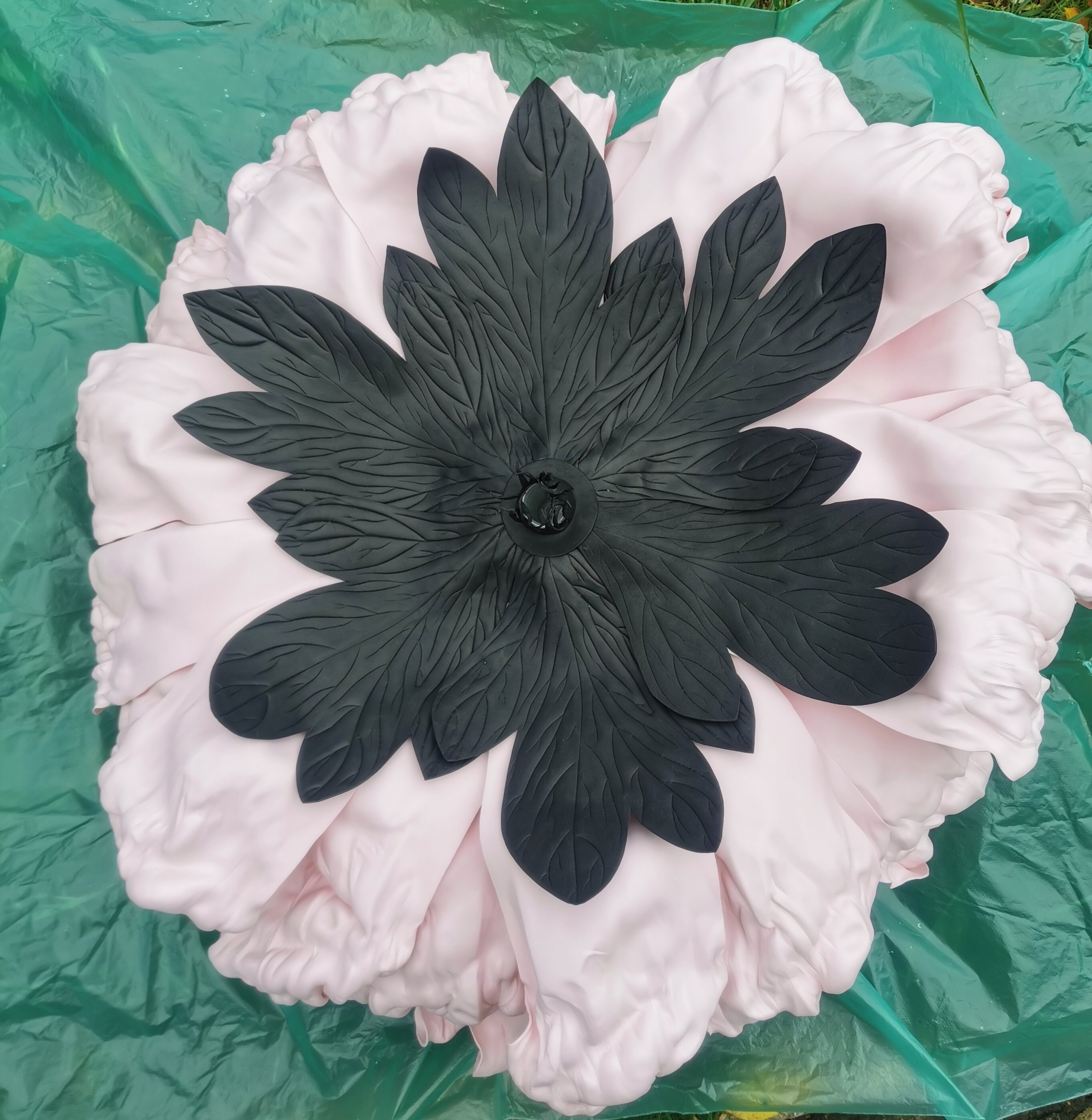 Light Pink Flowers. Flower Head for Wedding Arch. Extra Large Peony