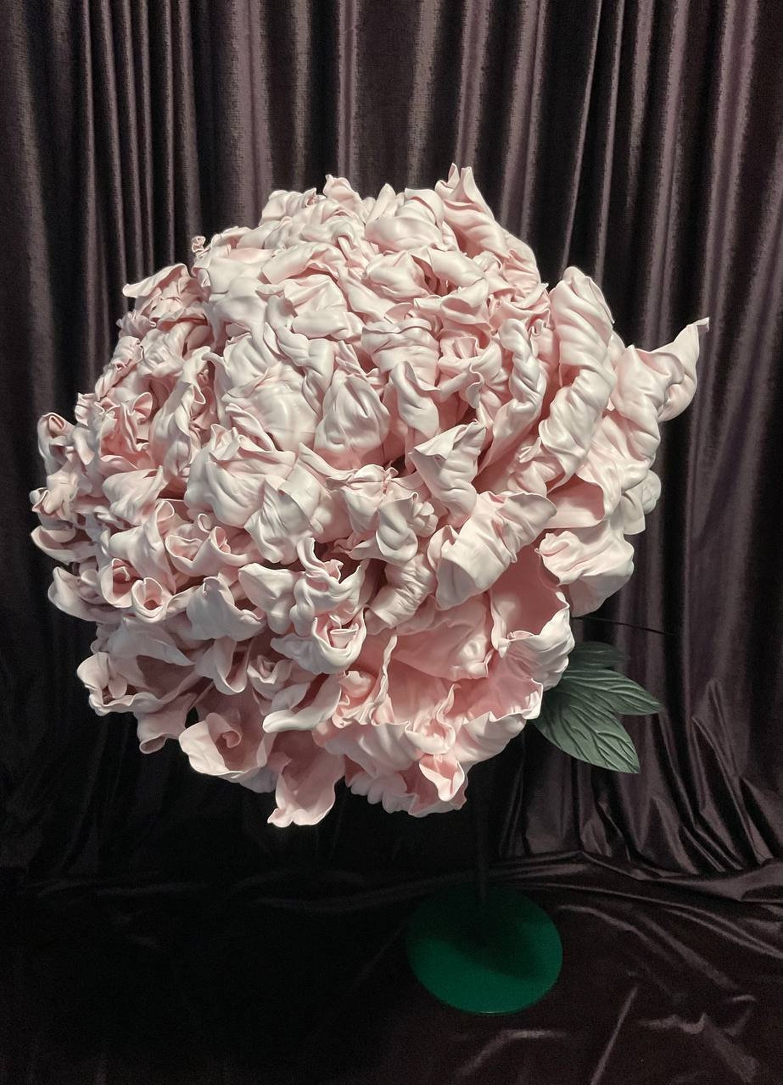 Light Pink Flowers. Flower Head for Wedding Arch. Extra Large Peony