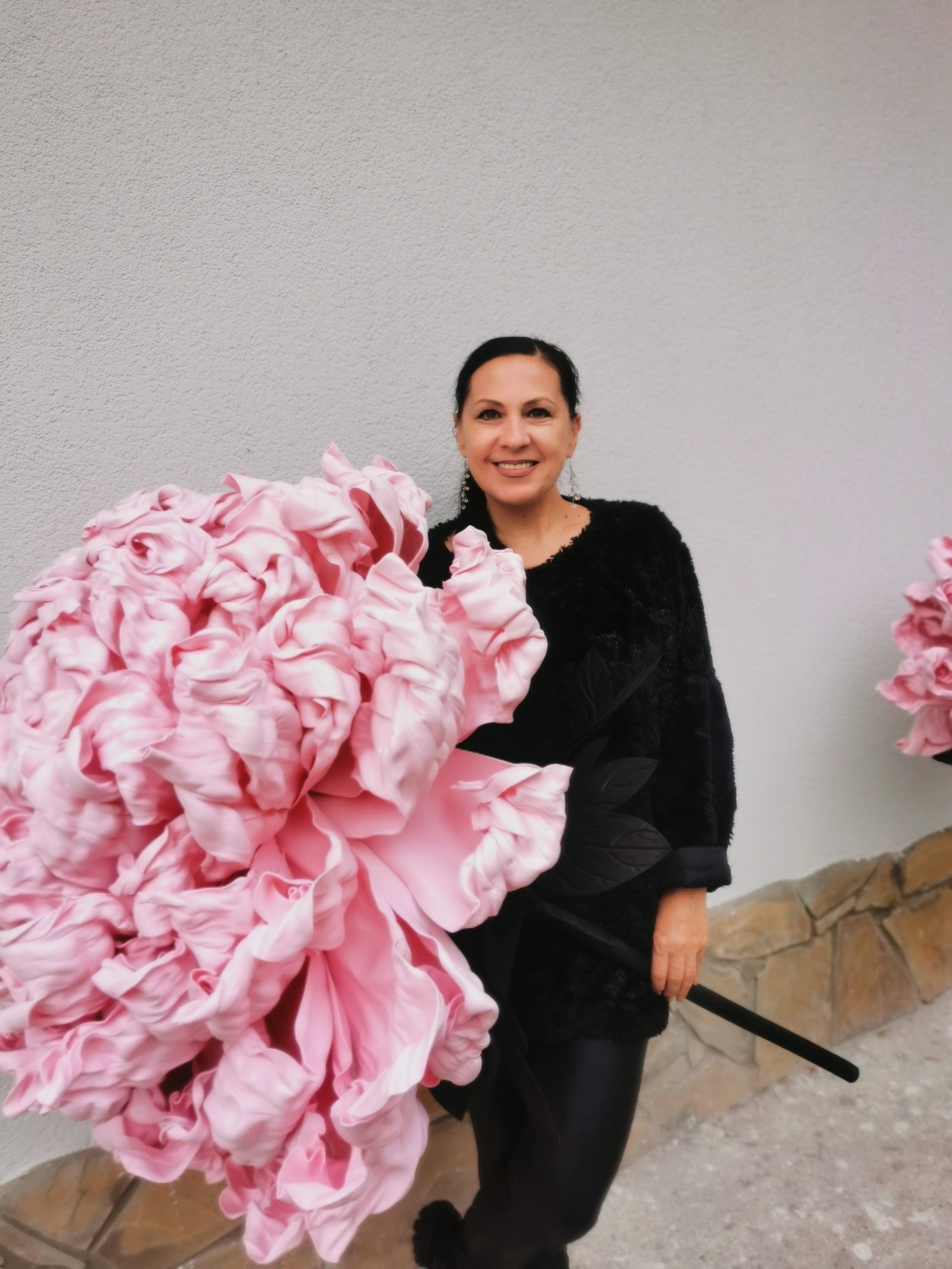 Light Pink Flowers. Flower Head for Wedding Arch. Extra Large Peony