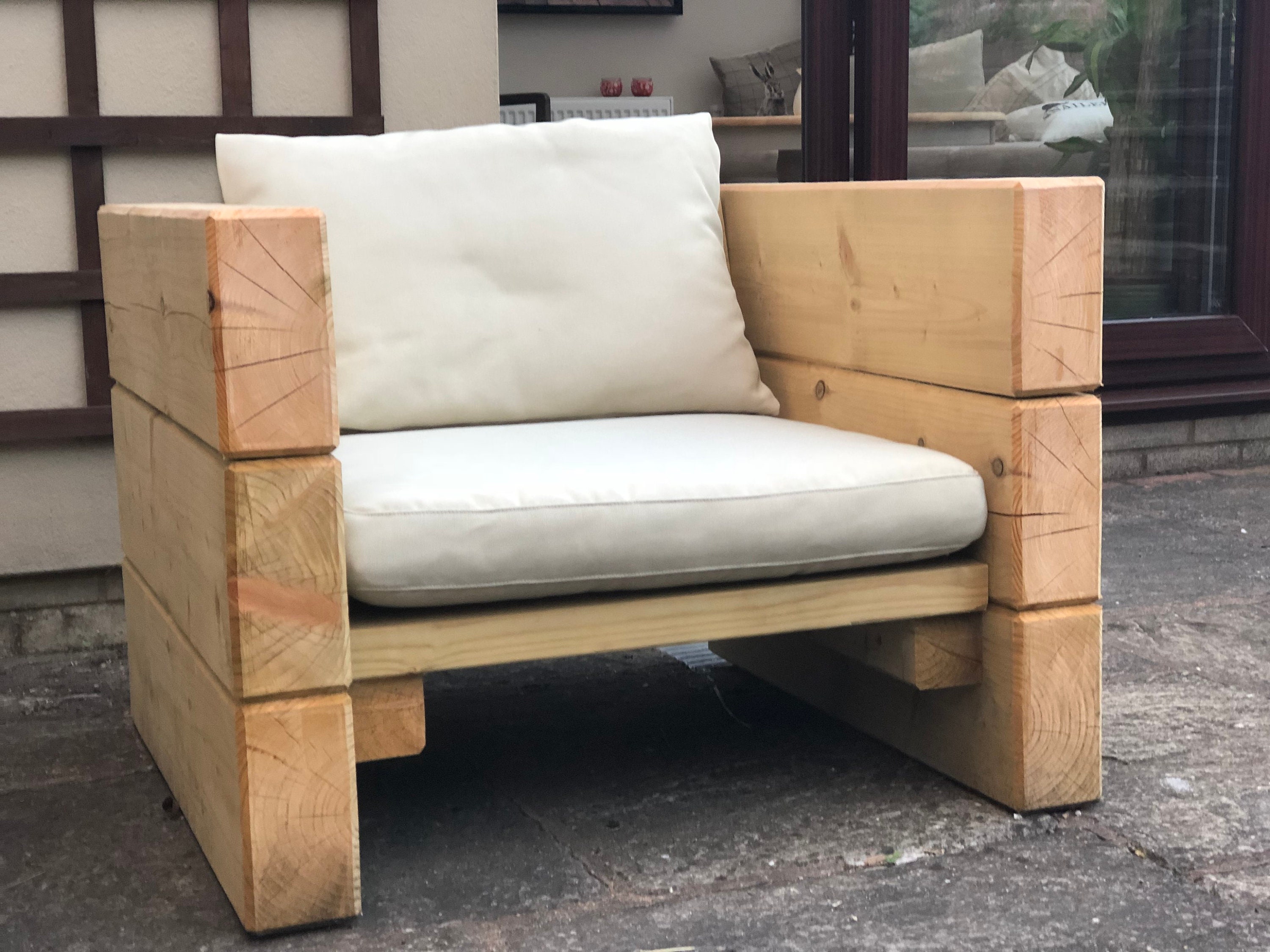 Railway sleeper chair deals
