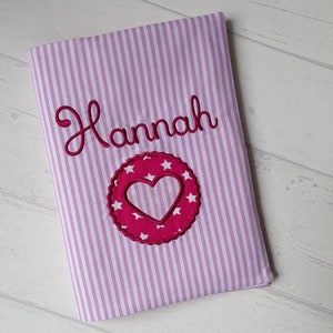U-Hefthülle mit Namen und Motiv, mit Fach für Impfpass, U-Hefthülle, Geburtsgeschenk, Geschenk zur Geburt, für Baby, Untersuchungsheft