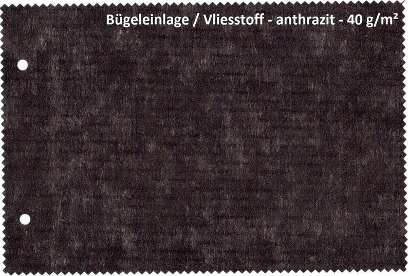 Bügeleinlage/Vliesstoff ca. 40 g/m Bild 1