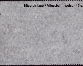 Bügeleinlage/Vliesstoff - ca. 47 g/m