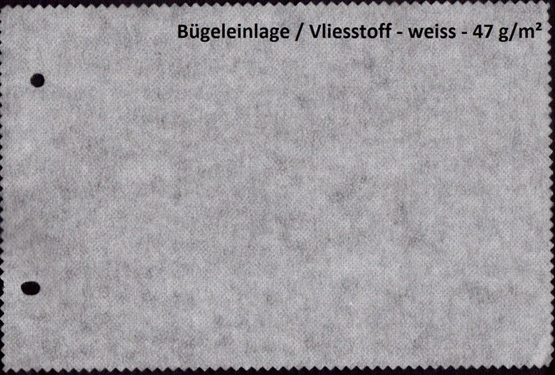 Bügeleinlage/Vliesstoff ca. 47 g/m Bild 1