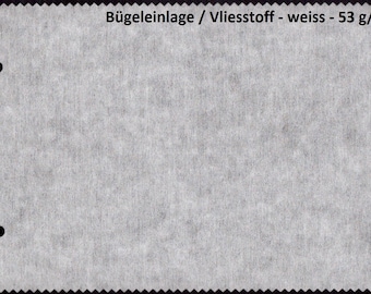 Bügeleinlage/Vliesstoff - ca. 53 g/m