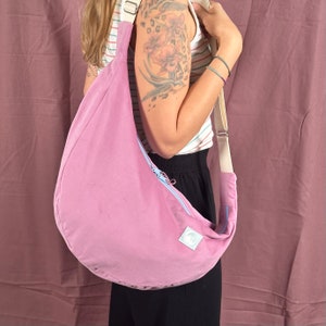 Halfmoonbag / Crossbodytasche / Große Halfmoonbag