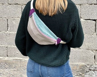 Corduroy bum bag/hip bag