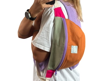 Bumbag JOE/ XL bumbag/ hipbag / colorblock bumbag XL