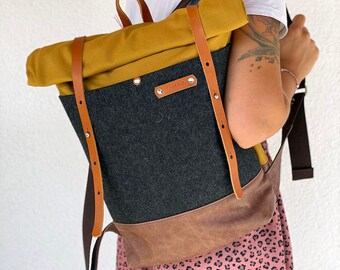 Welche Kriterien es bei dem Kaufen die Rucksack canvas leder zu bewerten gilt