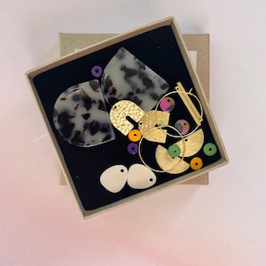 Hoop earrings / DIY hoop earrings SET / colorful hoop earrings