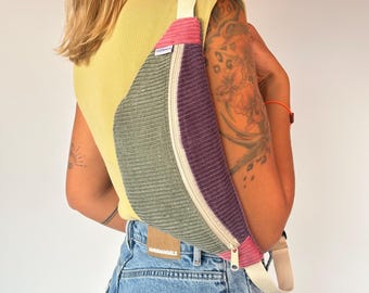 Fanny pack / Hip bag / Crossbody bag / Corduroy bag