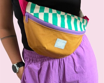 Fanny pack / large fanny pack / colorful crossbody bag