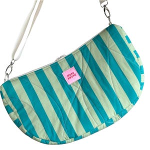 Tasche KAJA / Umhängetasche / gestreifte Tasche / gesteppte Tasche / Alltagstasche / bunte Umhängetasche