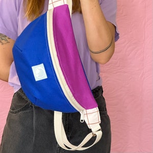 Bum bag JOE/ XL bum bag/ hip bag / colorblock bum bag XL image 6
