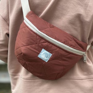 Stepp Bauchtasche/ XL  Bauchtasche /  Hipbag aus Stepp / große Bauchtasche