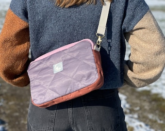 Quilted bag / colorblock bag / quilted bag
