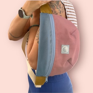 Bauchtasche JOE/ XL Bauchtasche/ Hipbag / colorblock Bauchtasche XL