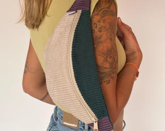 Bum bag / hip bag / crossbody bag / corduroy bag
