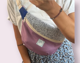 Fanny pack / large fanny pack / leopard print fanny pack / hip bag