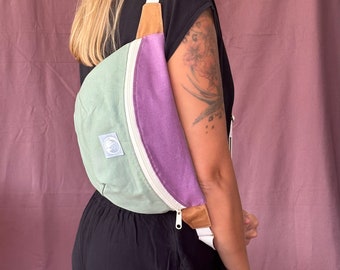 Bum bag JOE/ XL bum bag/ hip bag / colorblock bum bag XL