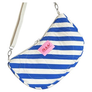 Tasche KAJA / Umhängetasche / gestreifte Tasche / gesteppte Tasche / Alltagstasche / bunte Umhängetasche