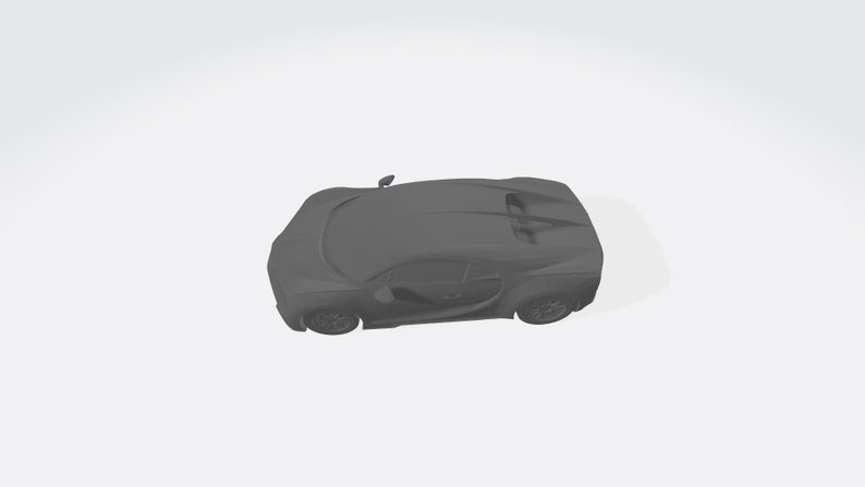 Custom 3D Printing 3D Model Bugatti Chiron 3D Model Bugatti Printing Model Stl File