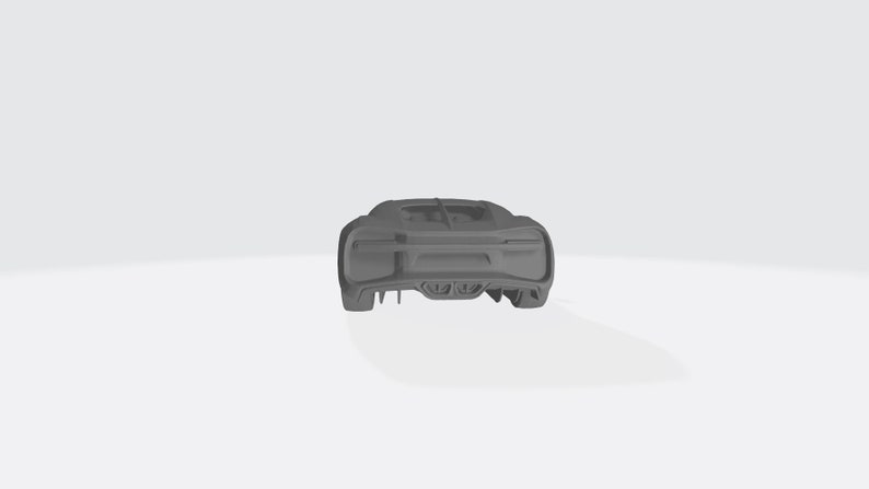 Custom 3D Printing 3D Model Bugatti Chiron 3D Model Bugatti Printing Model Stl File