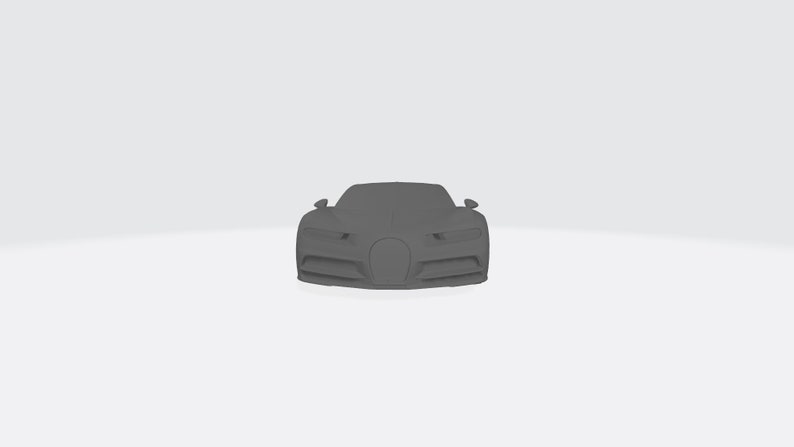 Custom 3D Printing 3D Model Bugatti Chiron 3D Model Bugatti Printing Model Stl File
