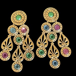 Fabulous ZOE COSTE Reminiscence Vintage 1980s Gold Tone Baroque  